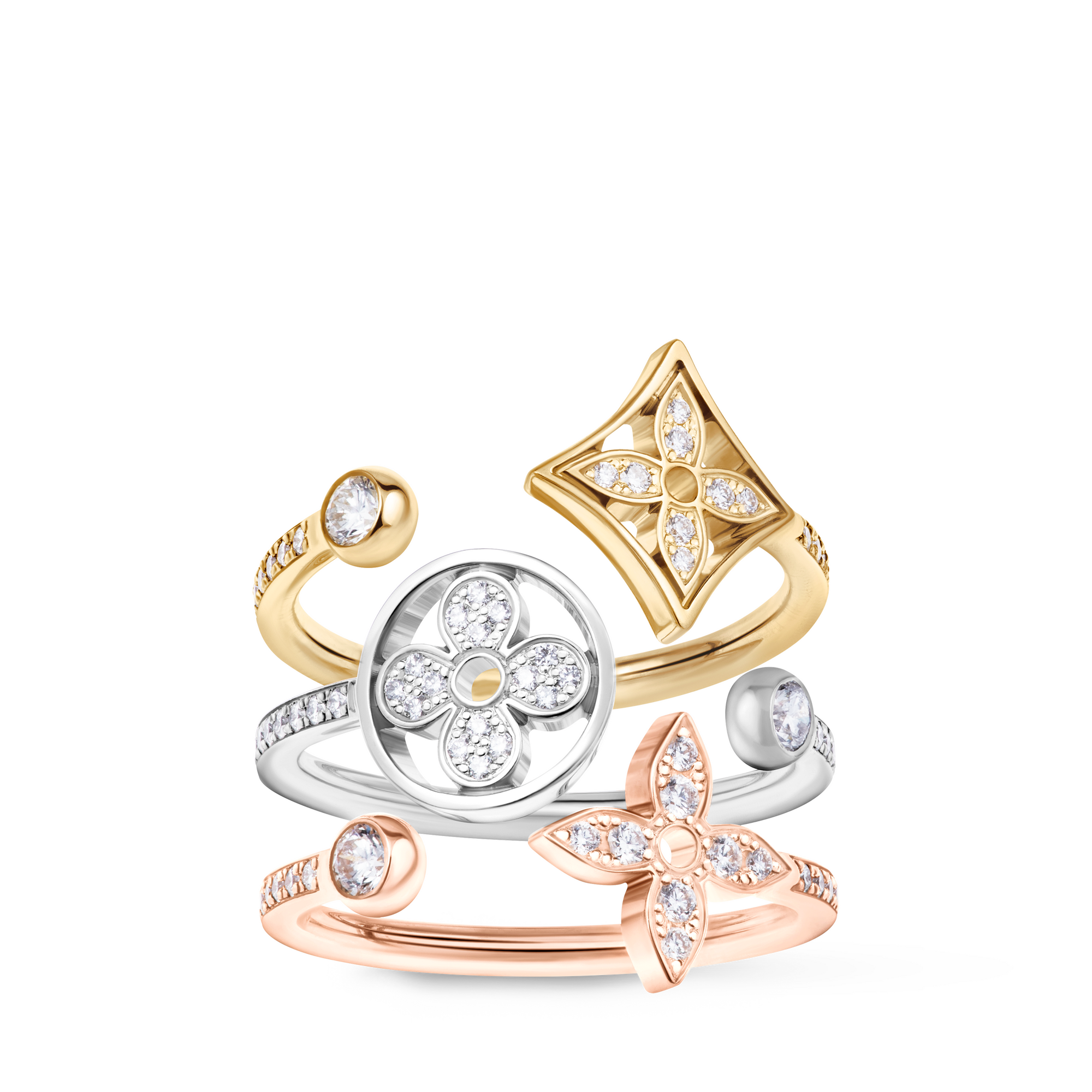 せ*り様 lui jewelry /ルイジュエリー thick ring gucci-link-to-love-18k-yellow-